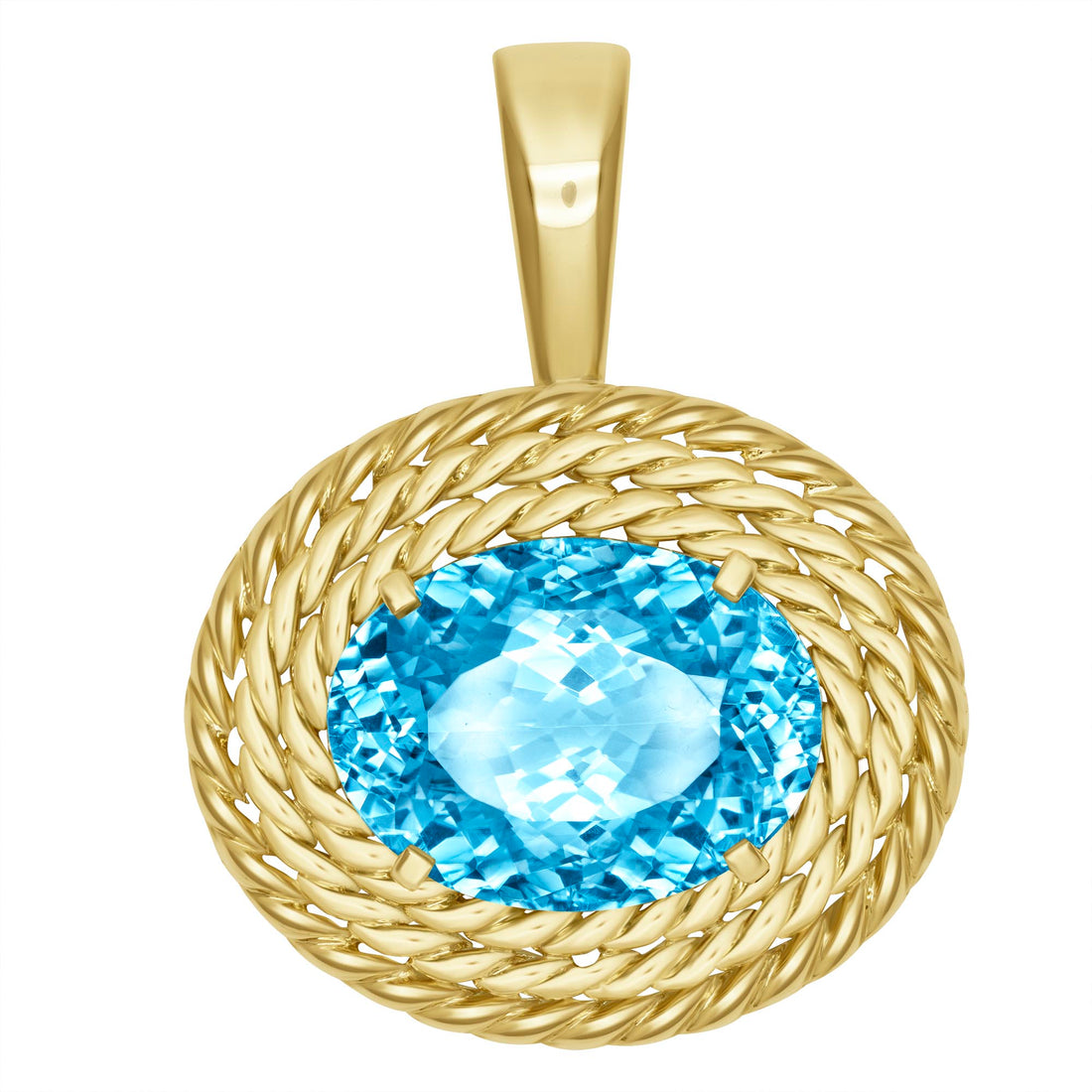 Pendant - Blue Topaz