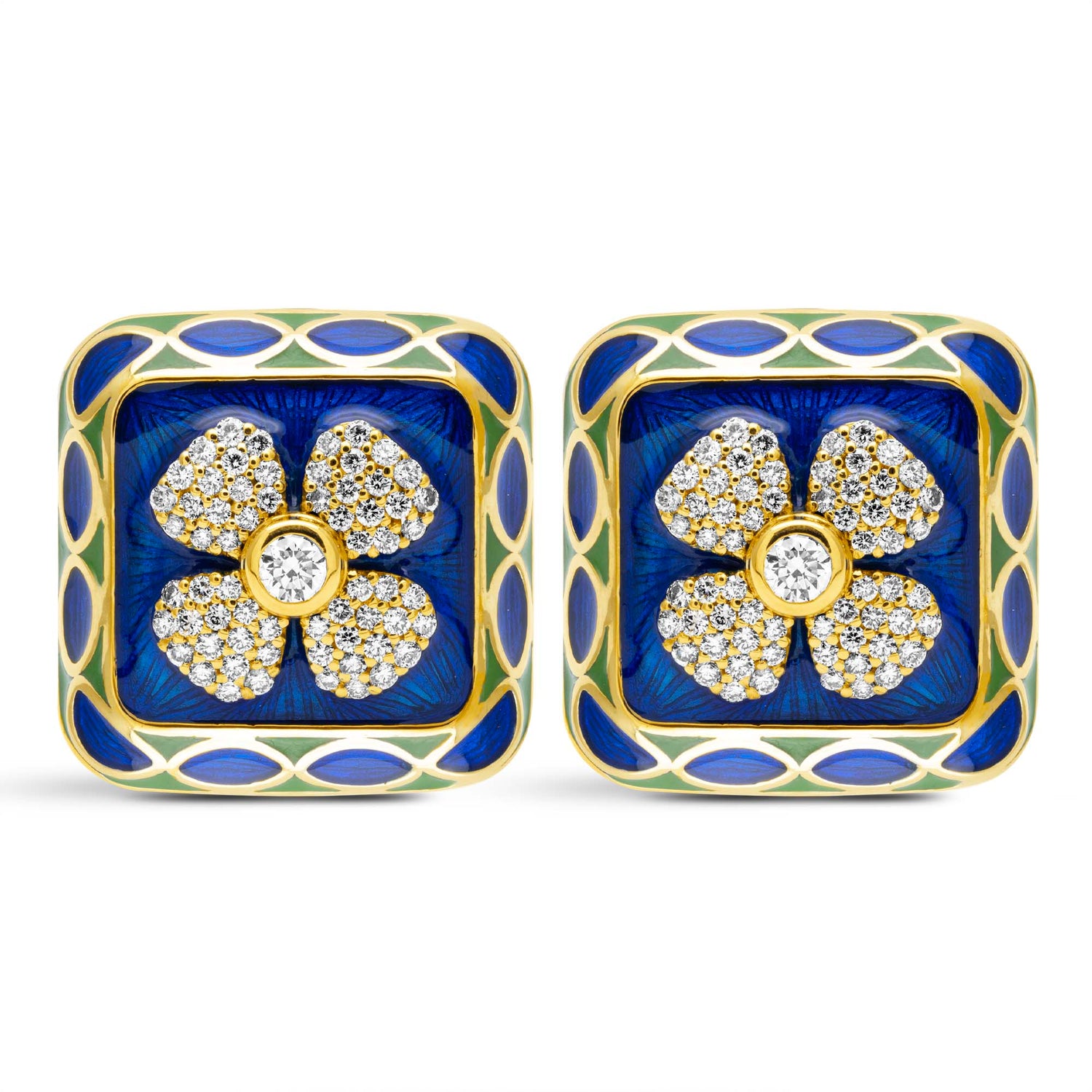 Earrings - Diamond (Enamel)