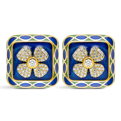 Earrings - Diamond (Enamel)