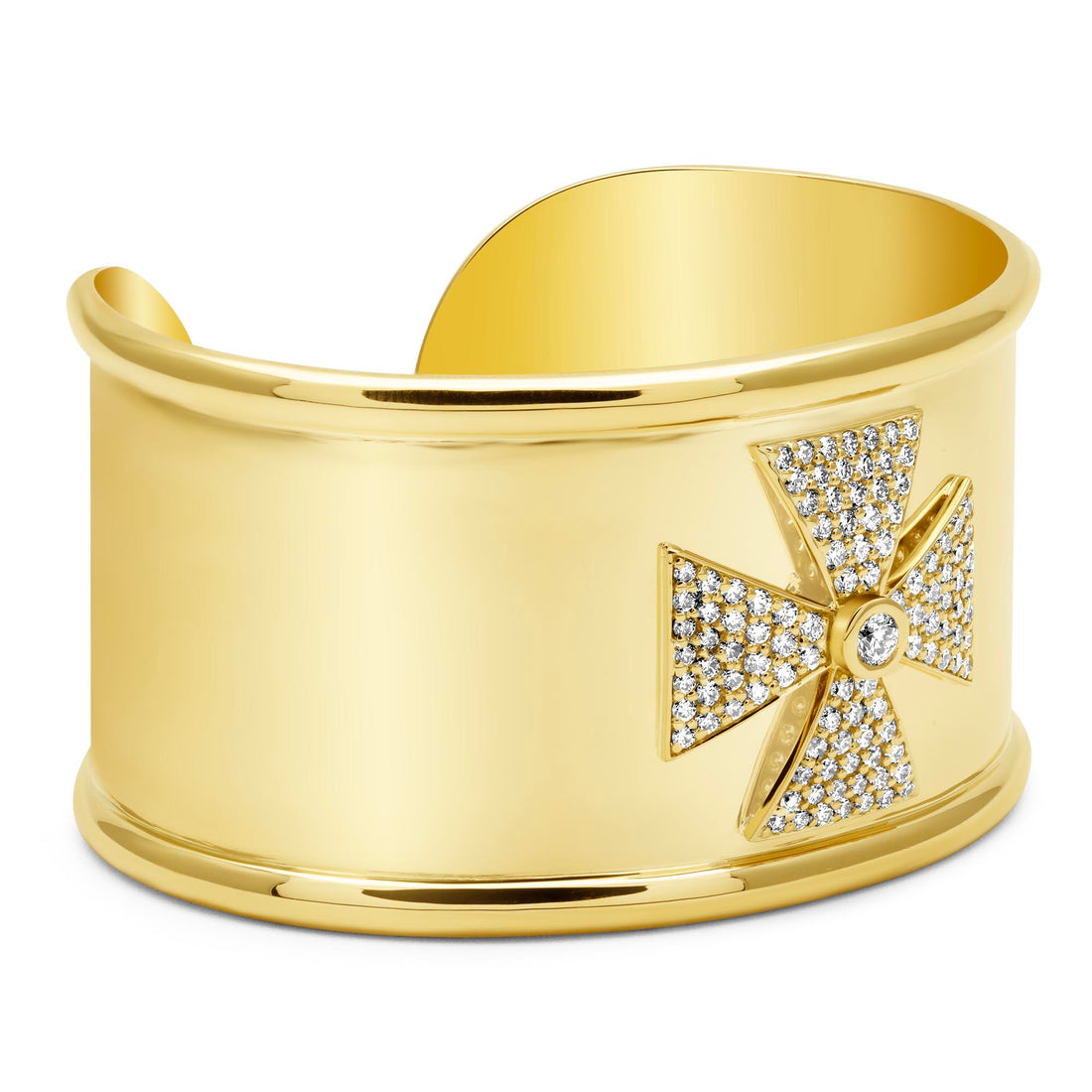Cuff Bangle - Diamond
