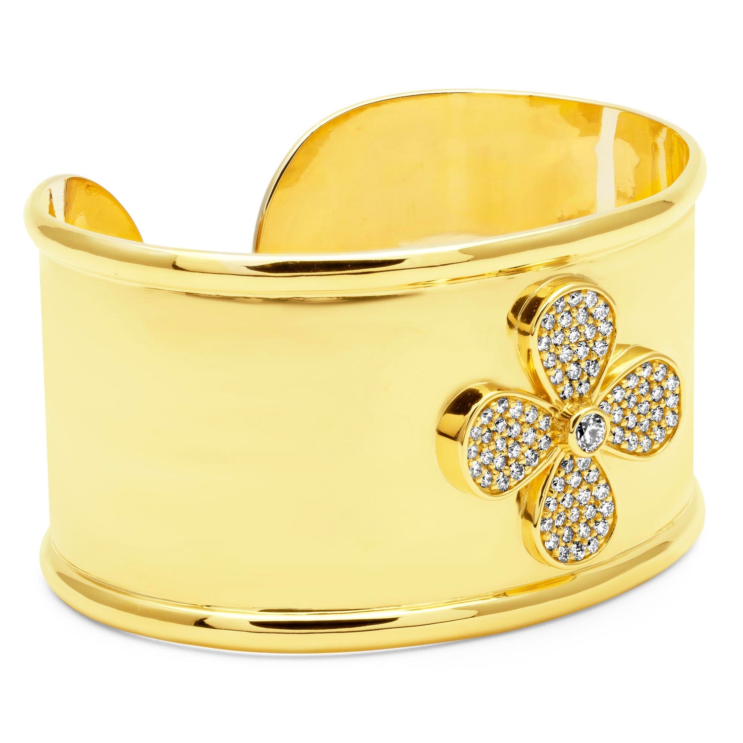 Cuff Bangle - Diamond