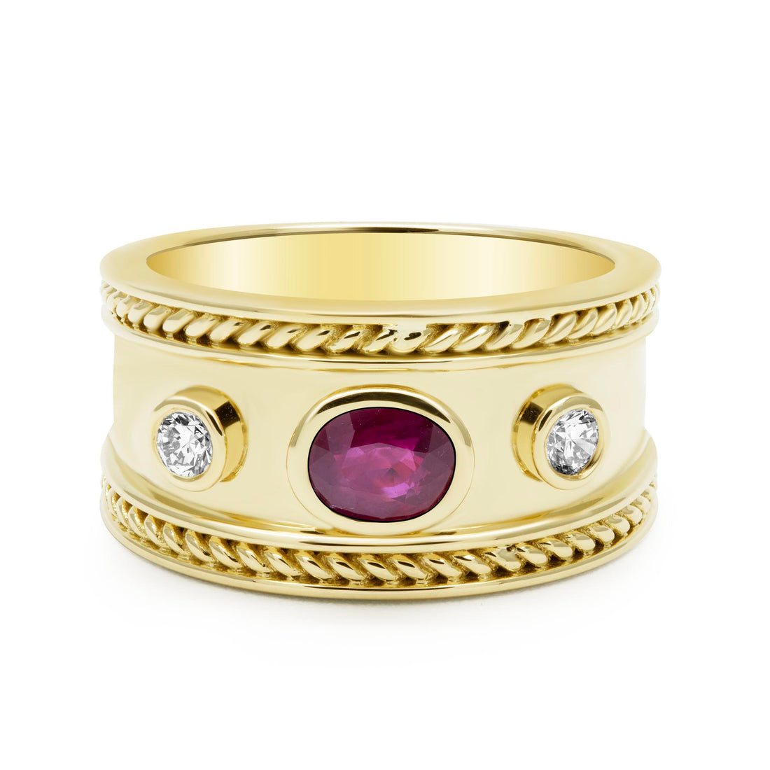 Ring - Ruby And Diamond | Singhvi Jewels
