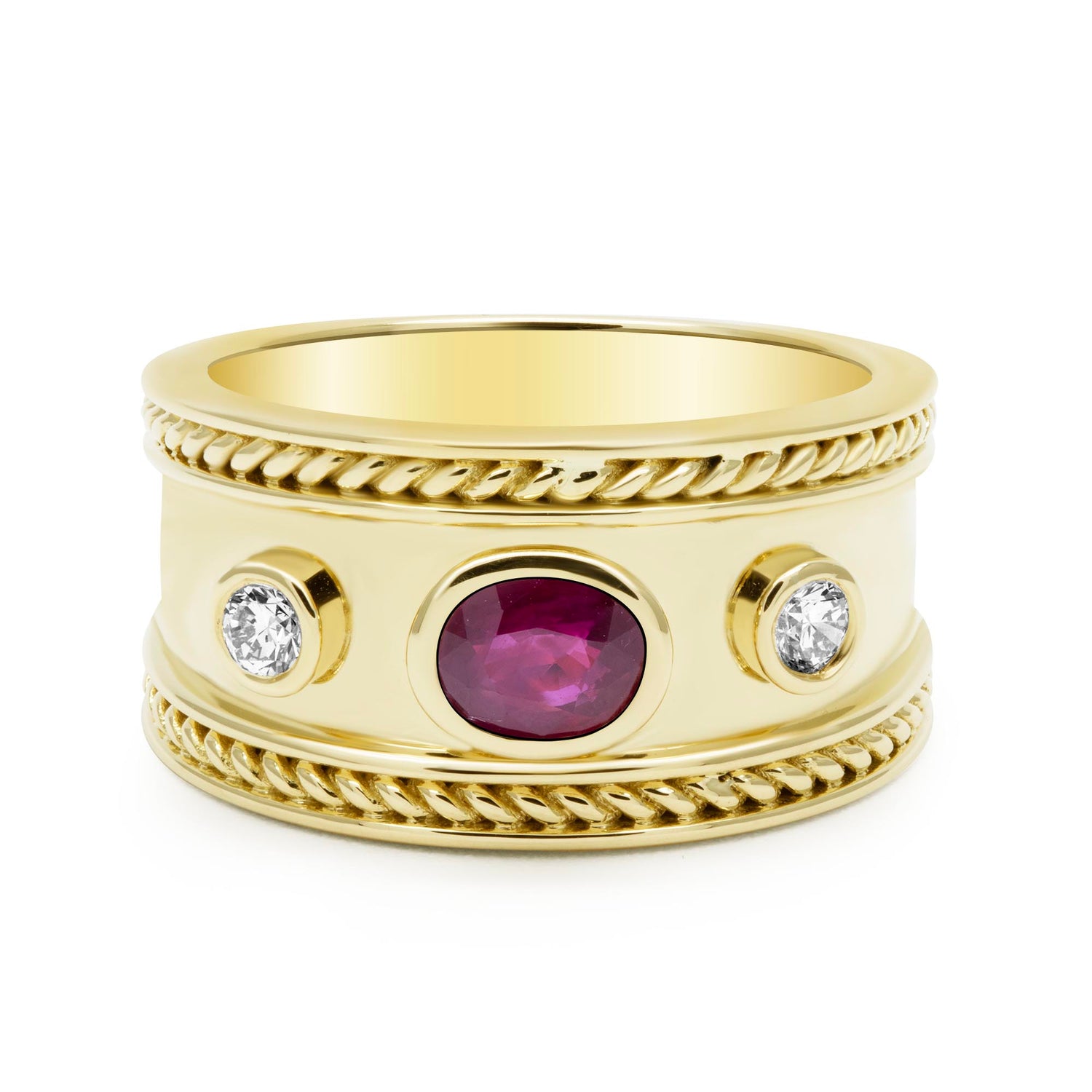 Ring - Ruby And Diamond | Singhvi Jewels