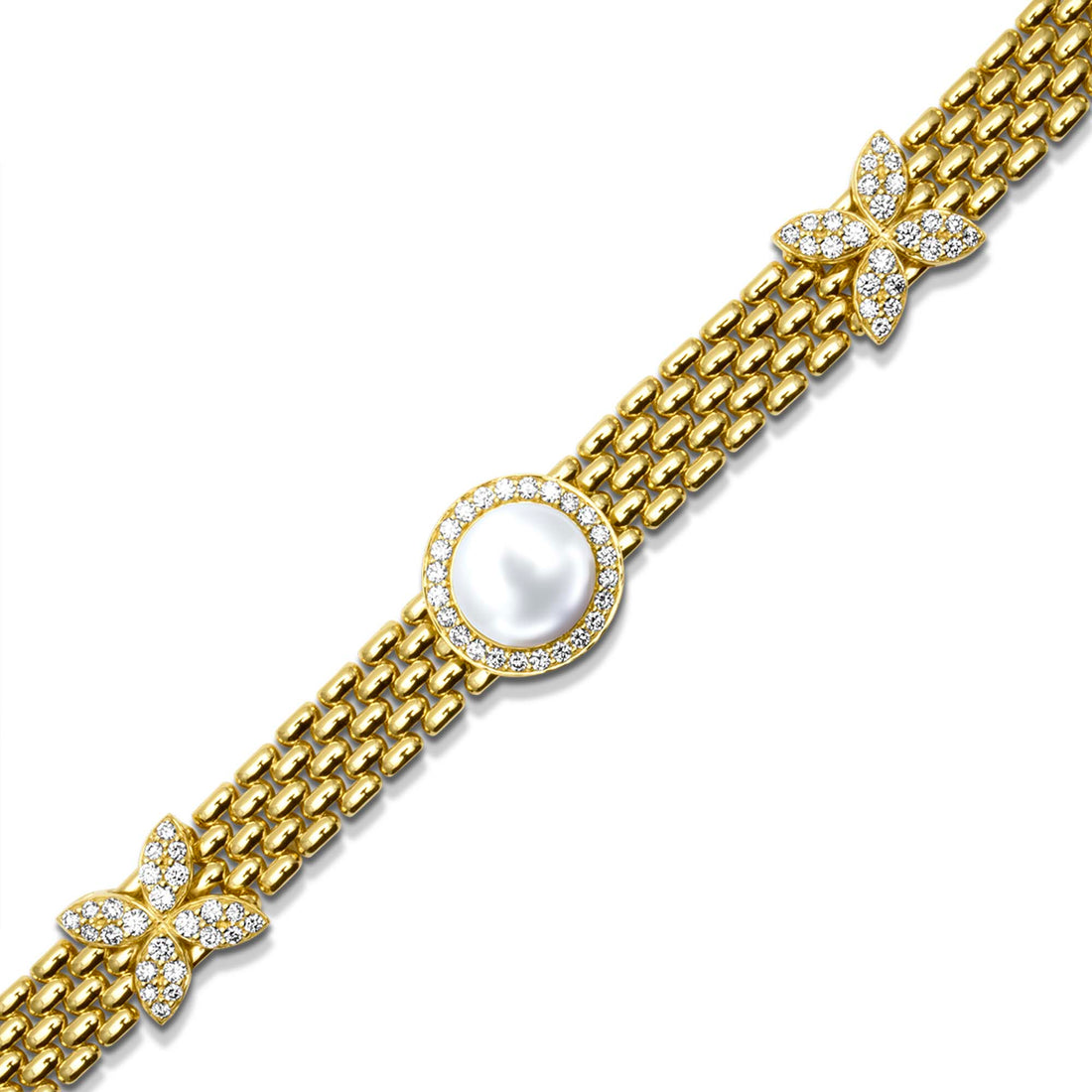 Bracelet - South Sea Pearl And Diamond