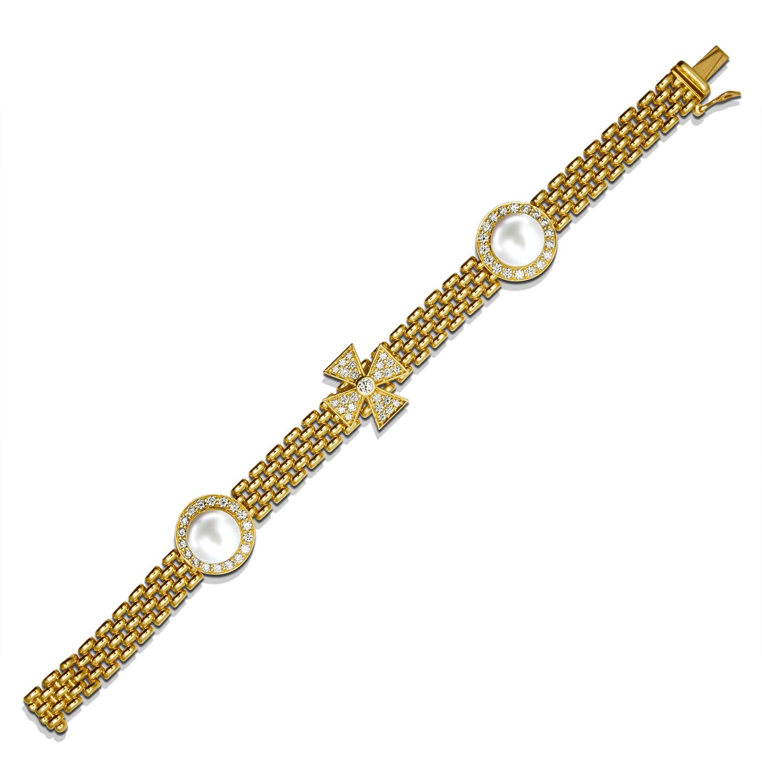 Bracelet - South Sea Pearl And Diamond (2449B)
