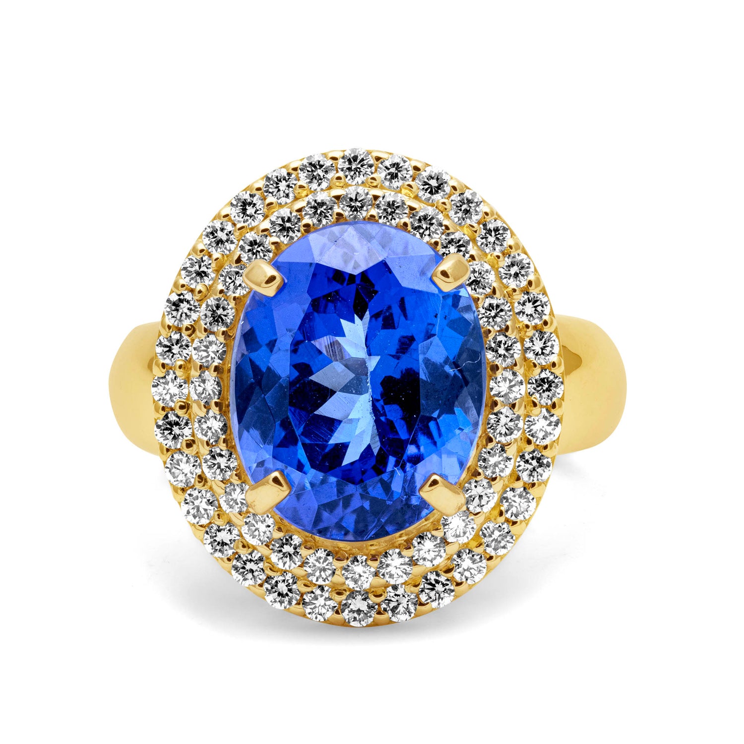 Ring - Tanzanite And Diamond (2456A)