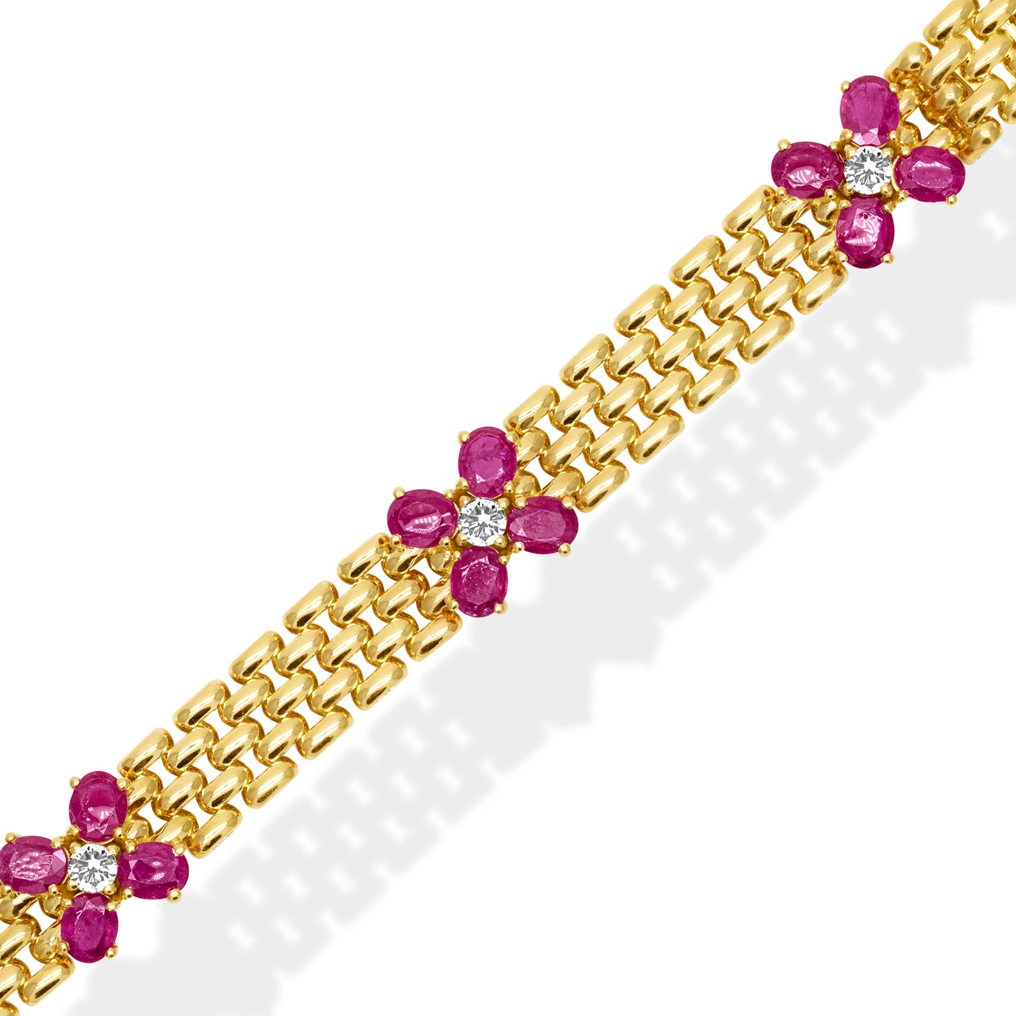 Bracelet - Ruby And Diamond (2457L)