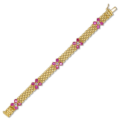 Bracelet - Ruby And Diamond