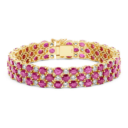Bracelet - Ruby And Diamond