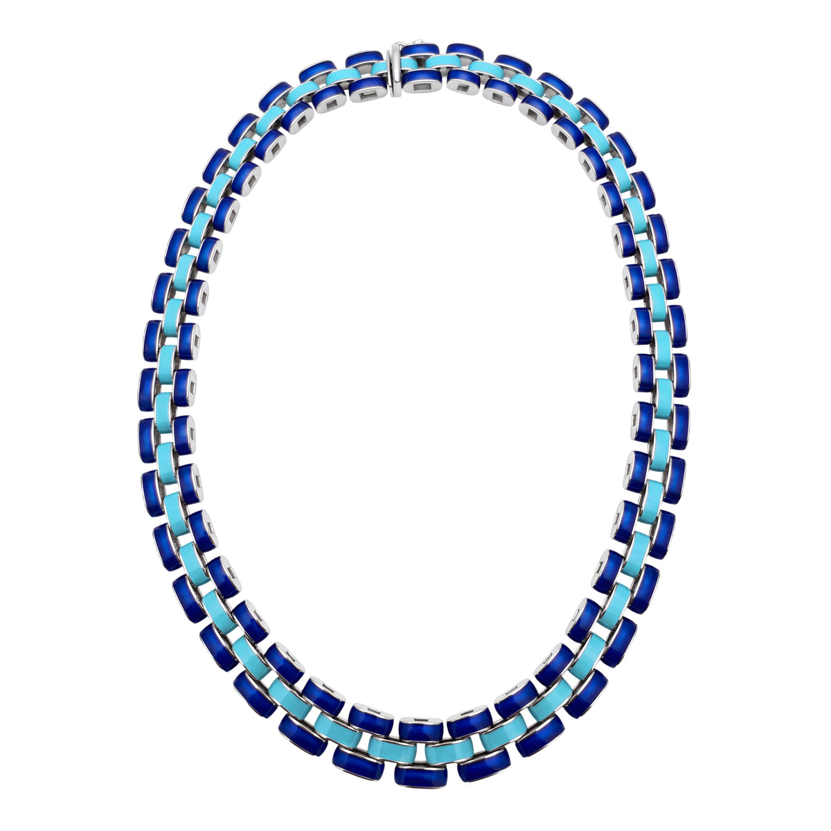 Necklace - Silver (Enamel) | Singhvi Jewels