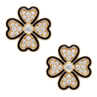 Earrings - Diamond (Enamel)