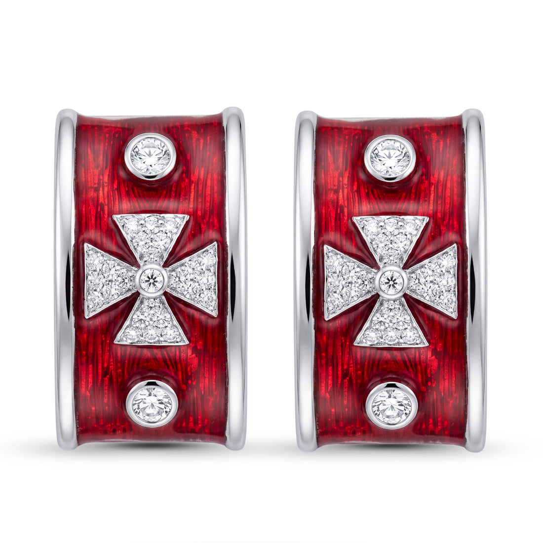 Earrings - Diamond (Enamel) | Singhvi Jewels