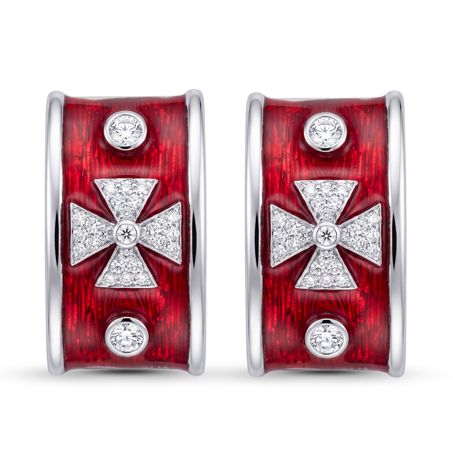 Earrings - Diamond (Enamel) | Singhvi Jewels