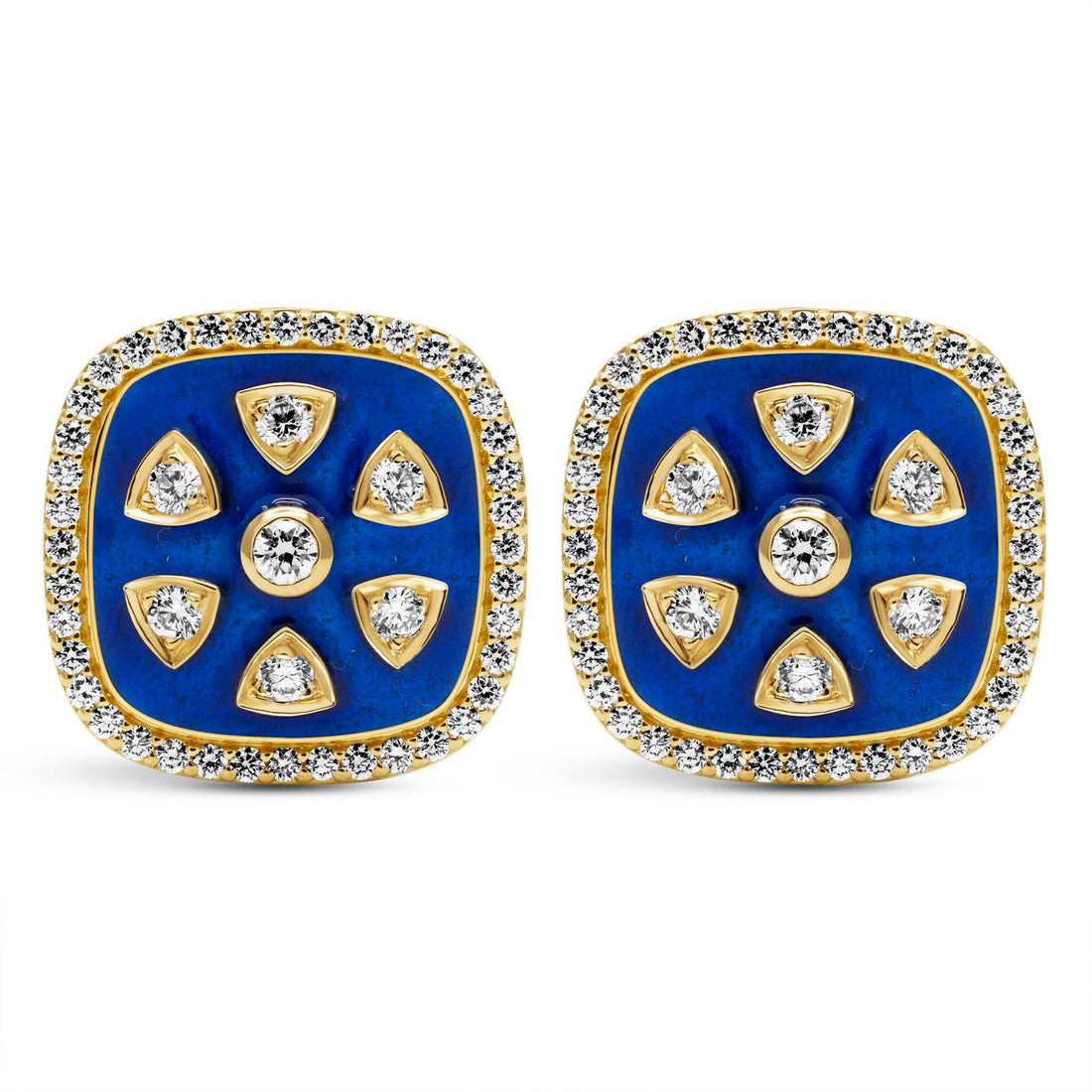 Earrings - Diamond (Enamel) | Singhvi Jewels
