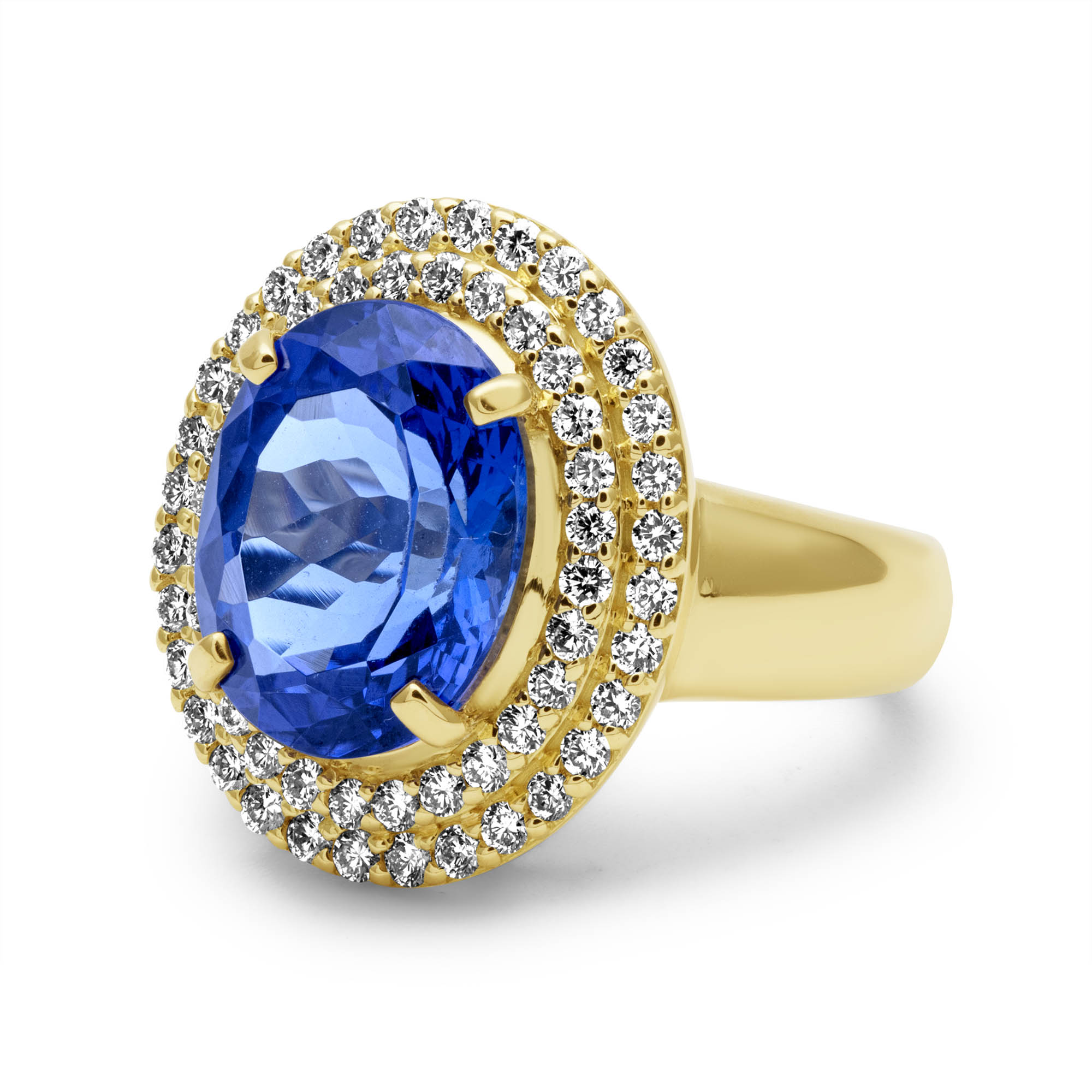 Ring - Tanzanite And Diamond | Singhvi Jewels
