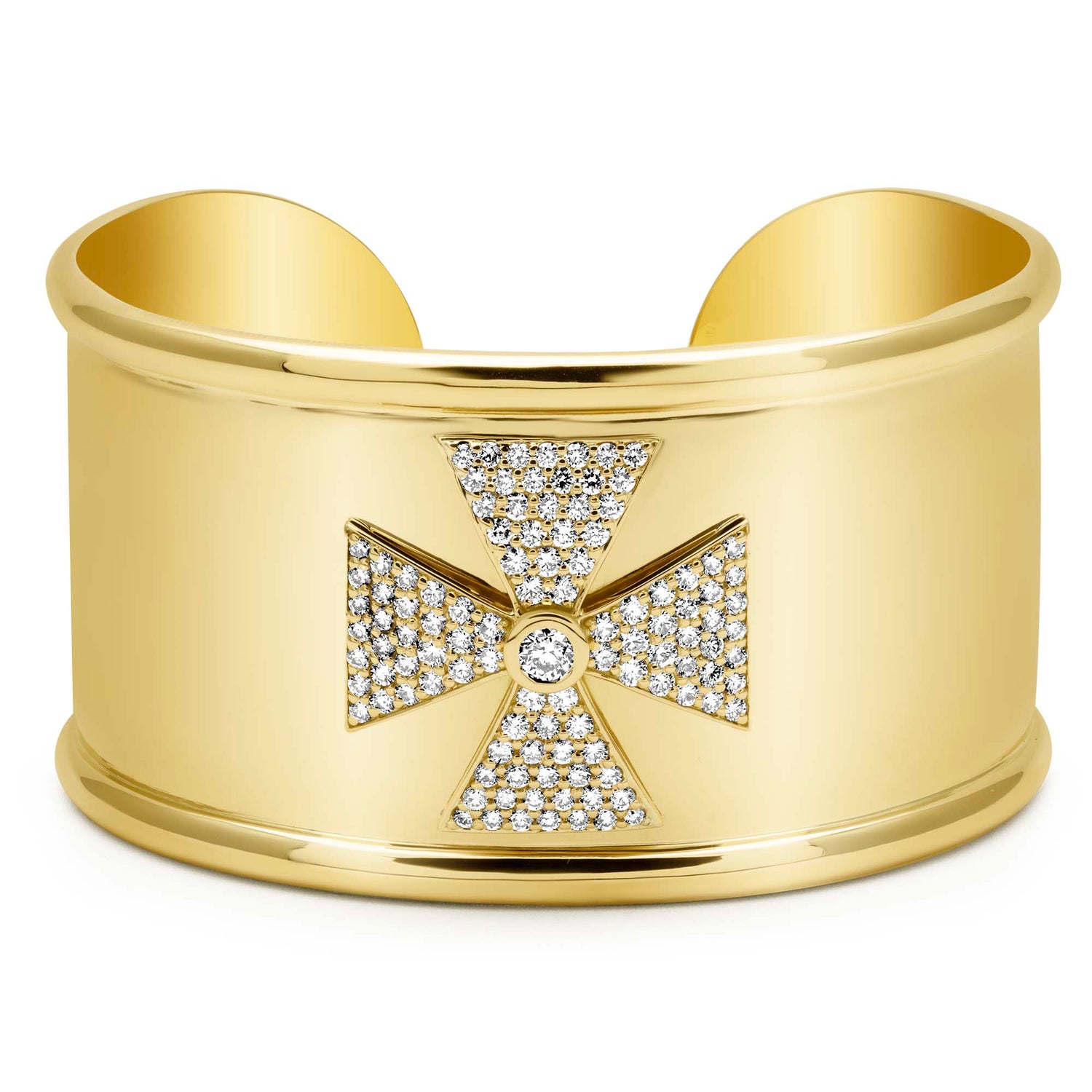 Cuff Bangle - Diamond (2442K) | Singhvi Jewels