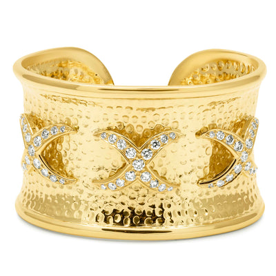 Cuff Bangle - Diamond