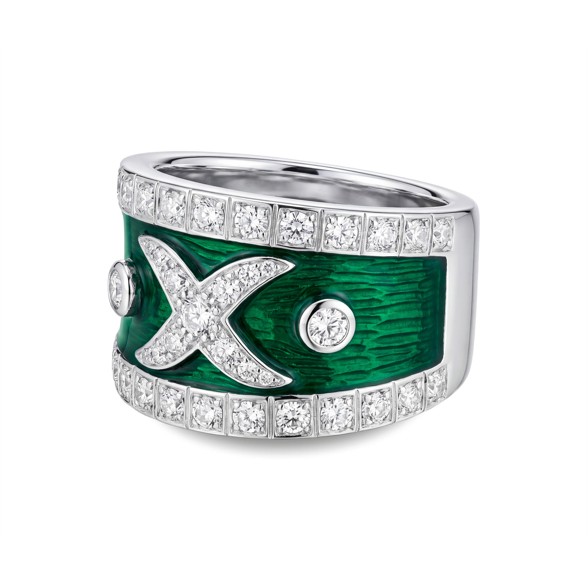 Ring - Diamond (Enamel) | Singhvi Jewels