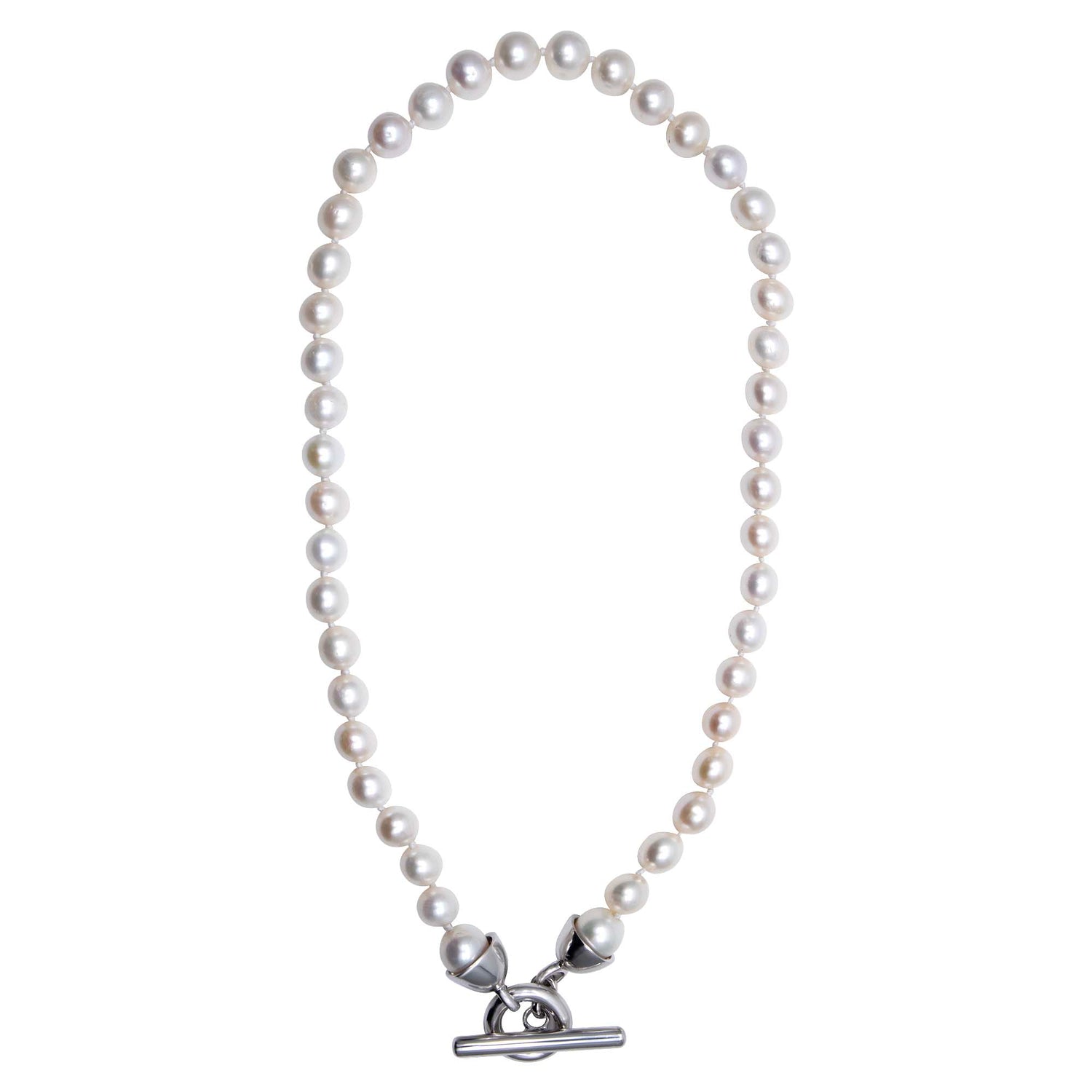 Toggle Necklace - Fresh Water Pearls (327AS) | Singhvi Jewels