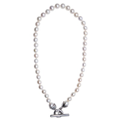 Toggle Necklace - Fresh Water Pearls (327AS)