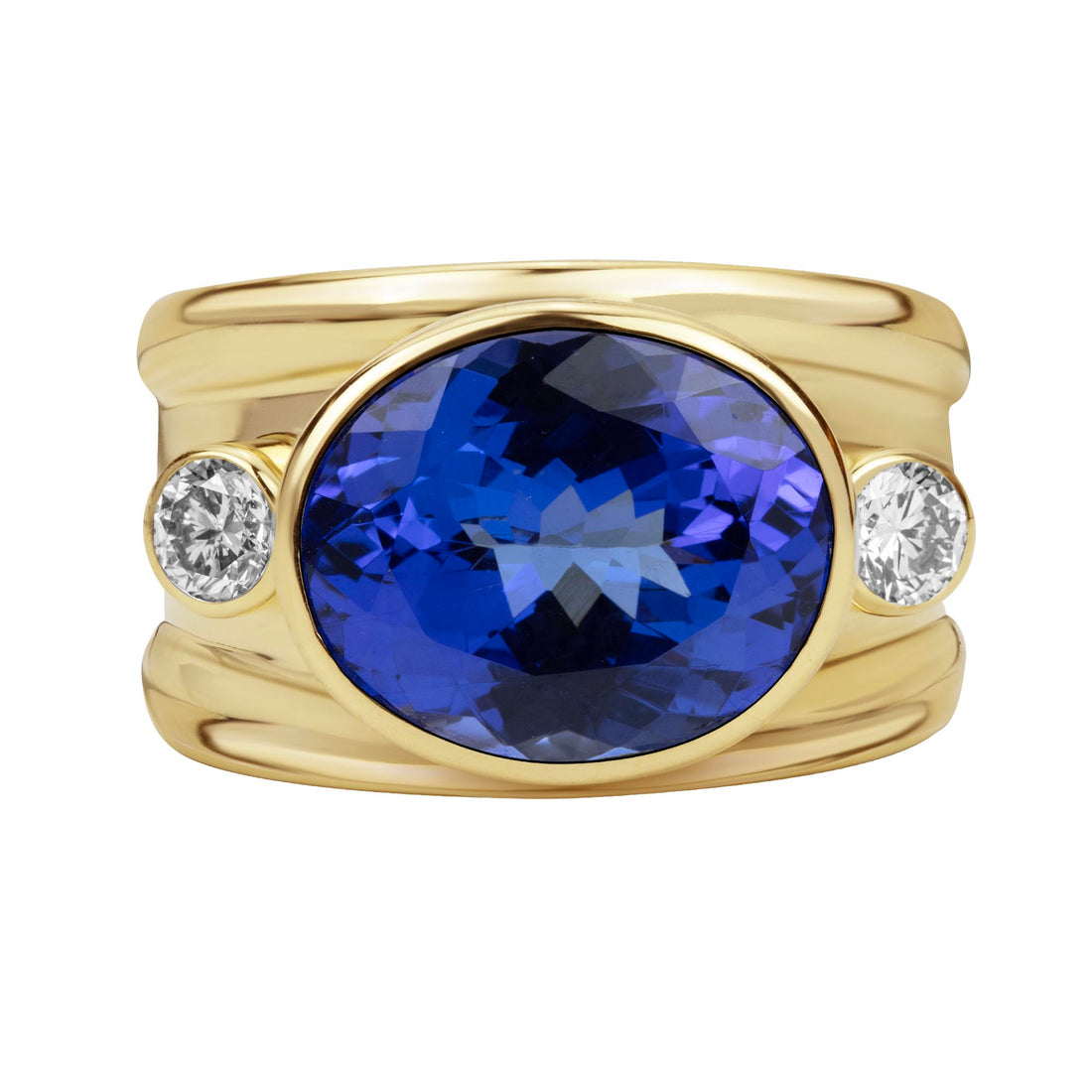 Ring - Tanzanite And Diamond | Singhvi Jewels