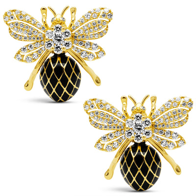 Earrings - Diamond (Enamel) (2448J)