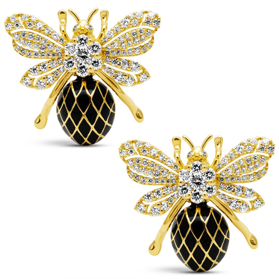 Earrings - Diamond (Enamel) | Singhvi Jewels