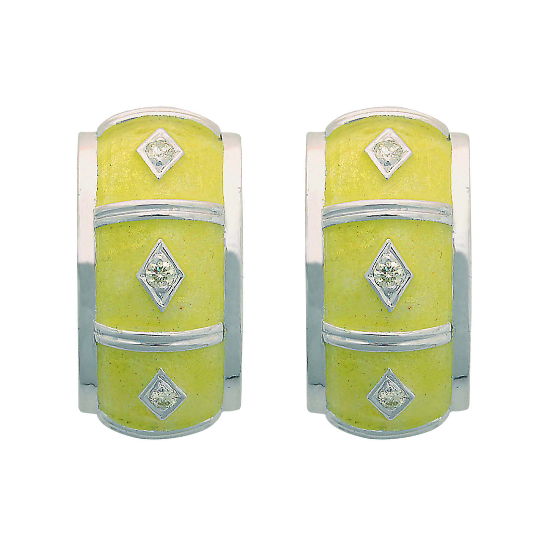 Earrings - Diamond (Enamel) | Singhvi Jewels