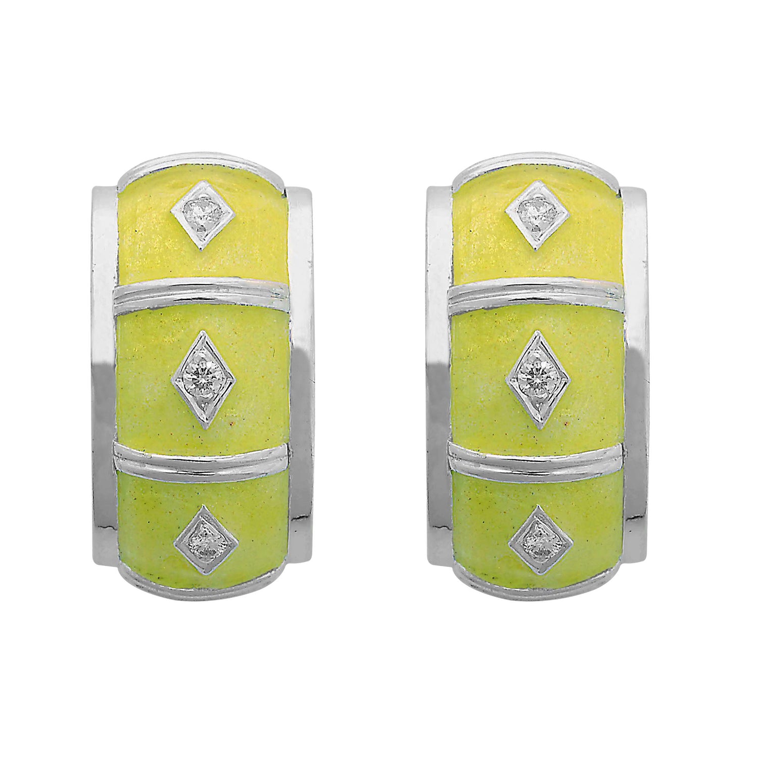 Earrings - Diamond (Enamel)