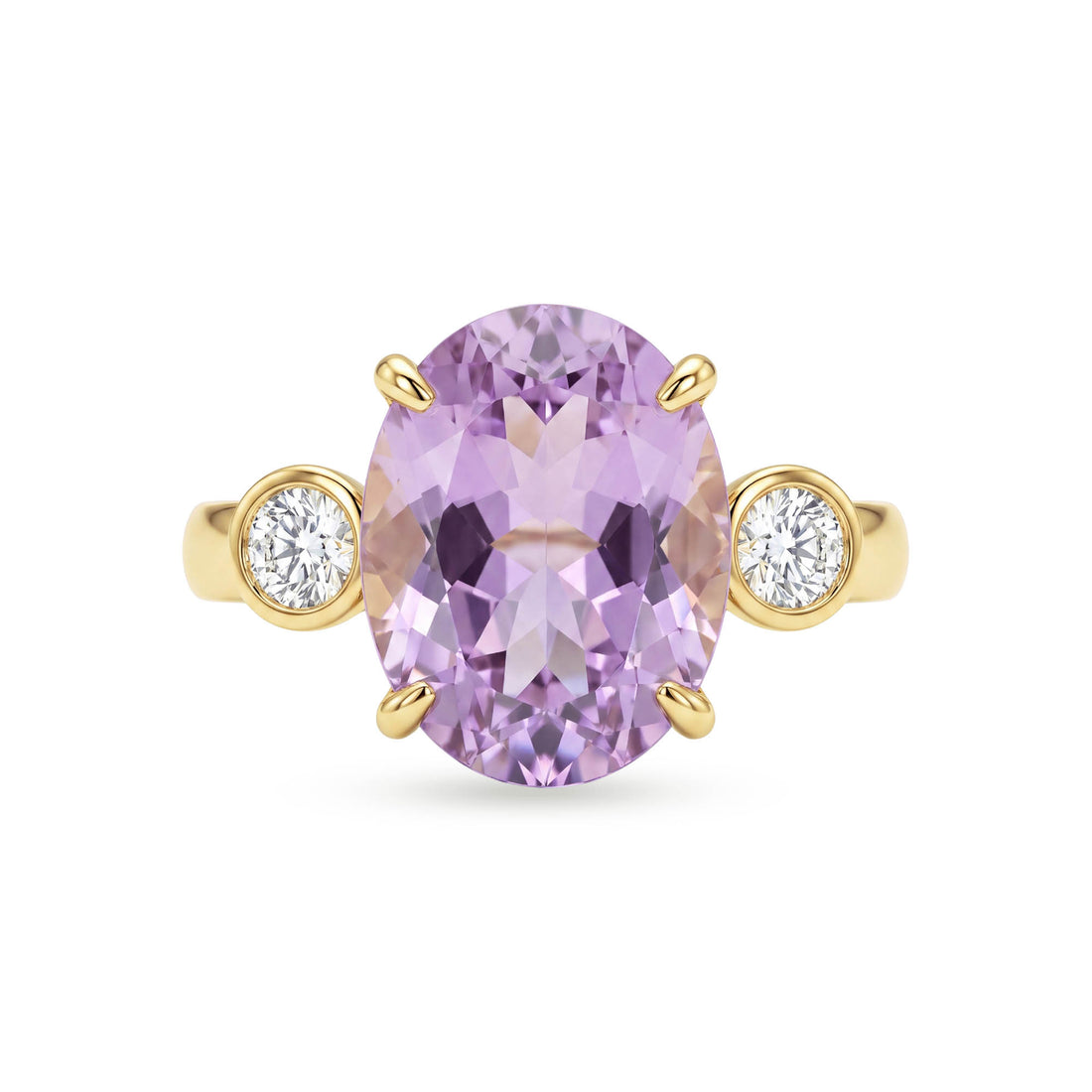 Ring - Kunzite And Diamond | Singhvi Jewels