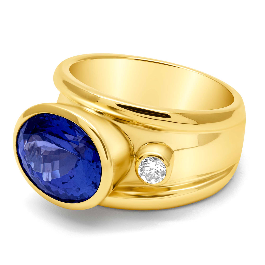 Ring - Tanzanite And Diamond | Singhvi Jewels