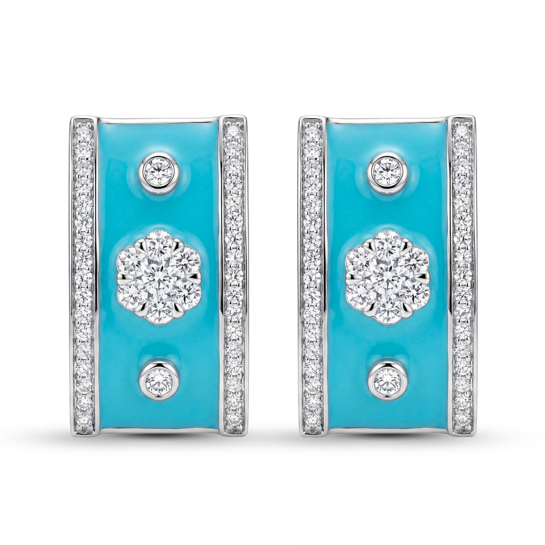 Earrings - Diamond (Enamel) | Singhvi Jewels