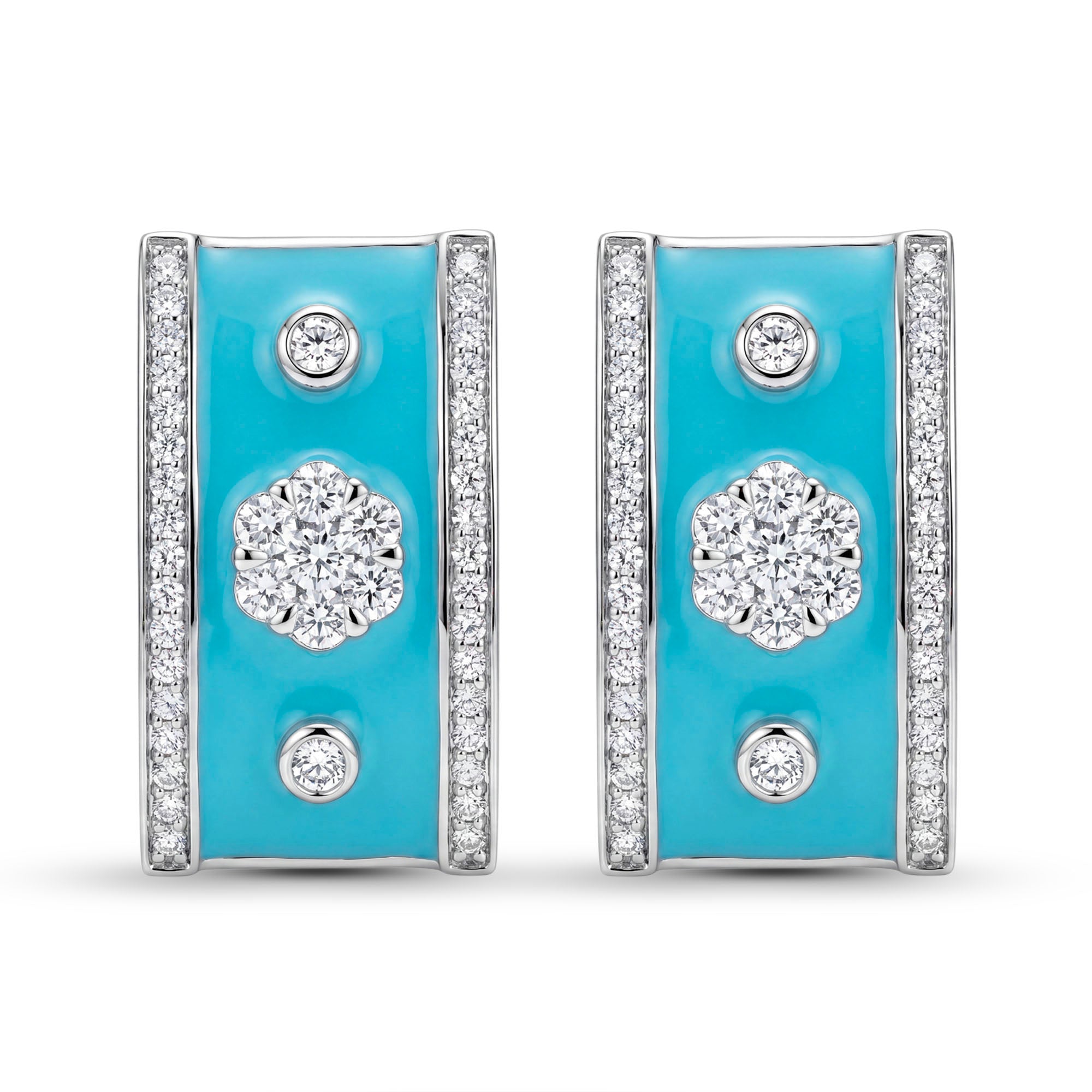 Earrings - Diamond (Enamel) | Singhvi Jewels