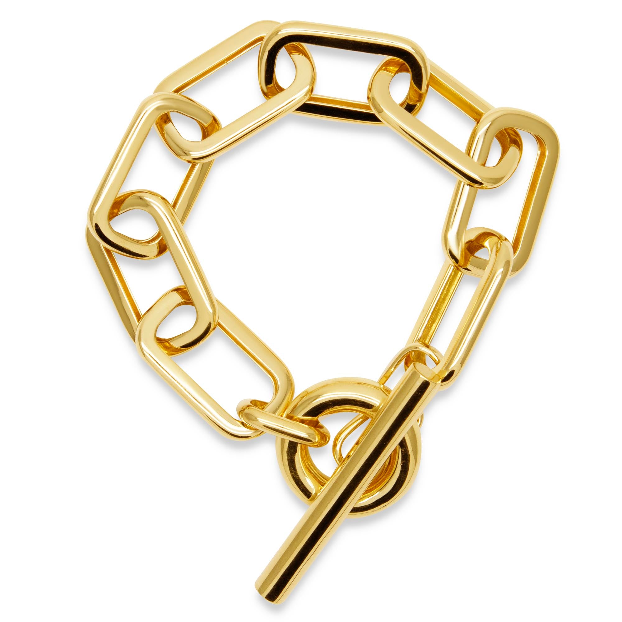 Toggle Bracelet - Gold | Singhvi Jewels