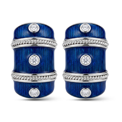 Earrings - Diamond (Enamel)