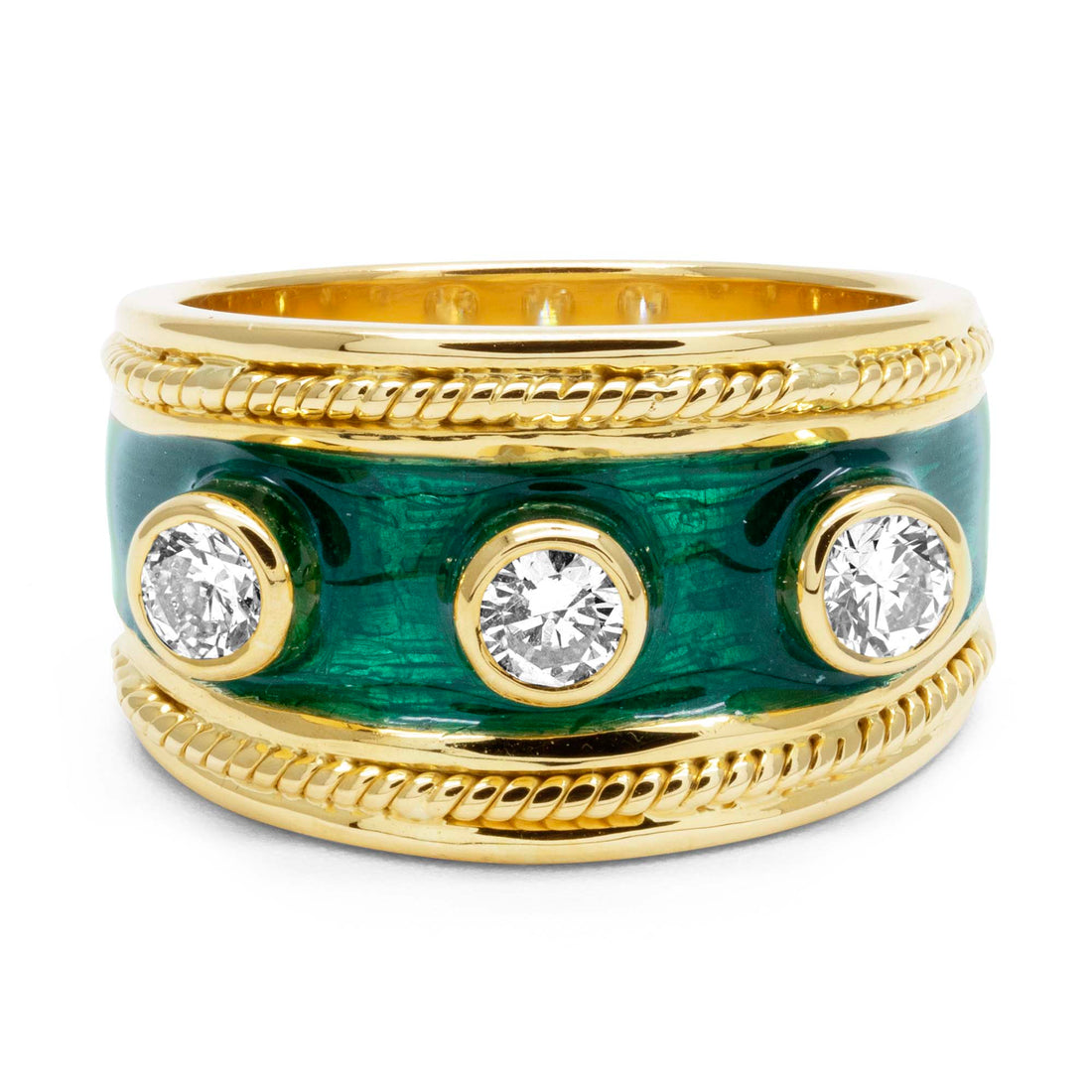 Ring - Diamond (Enamel) | Singhvi Jewels