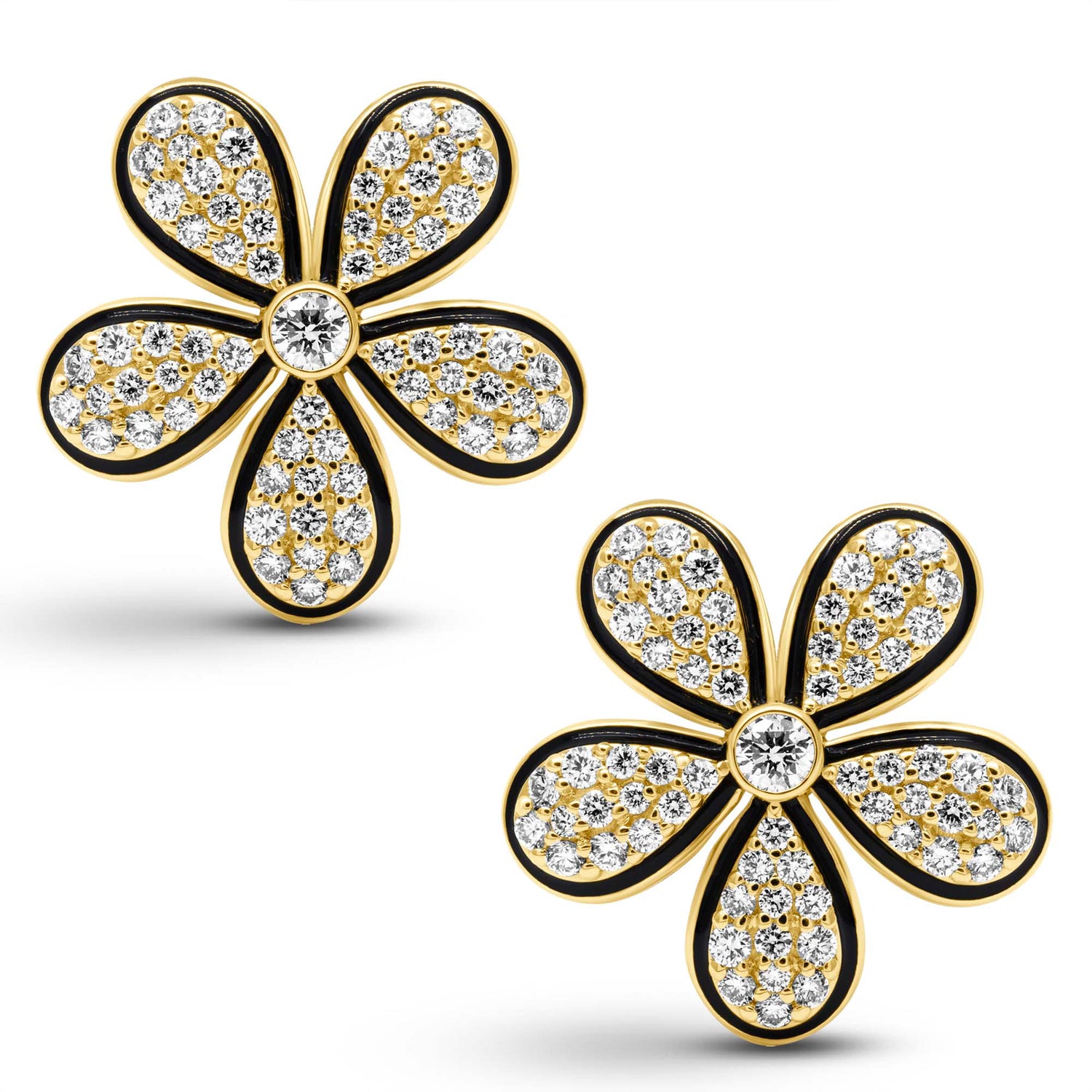 Earrings - Diamond (Enamel) (2437B) | Singhvi Jewels