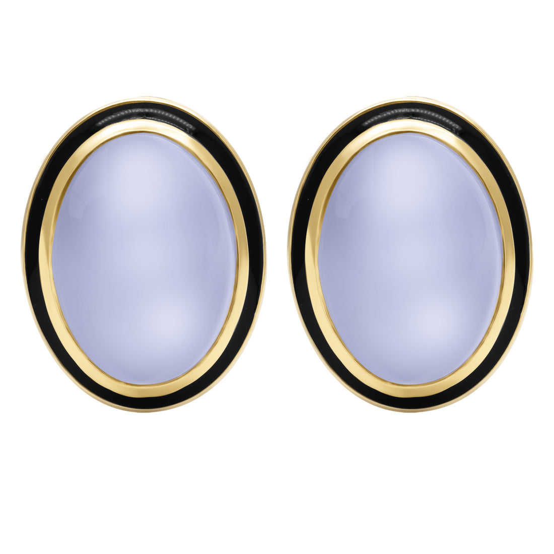 Earrings - Chalcedony (Enamel) | Singhvi Jewels