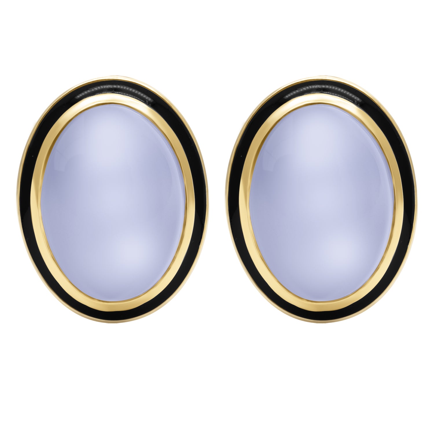 Earrings - Chalcedony (Enamel) | Singhvi Jewels