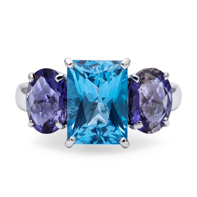 Ring - Blue Topaz And Iolite