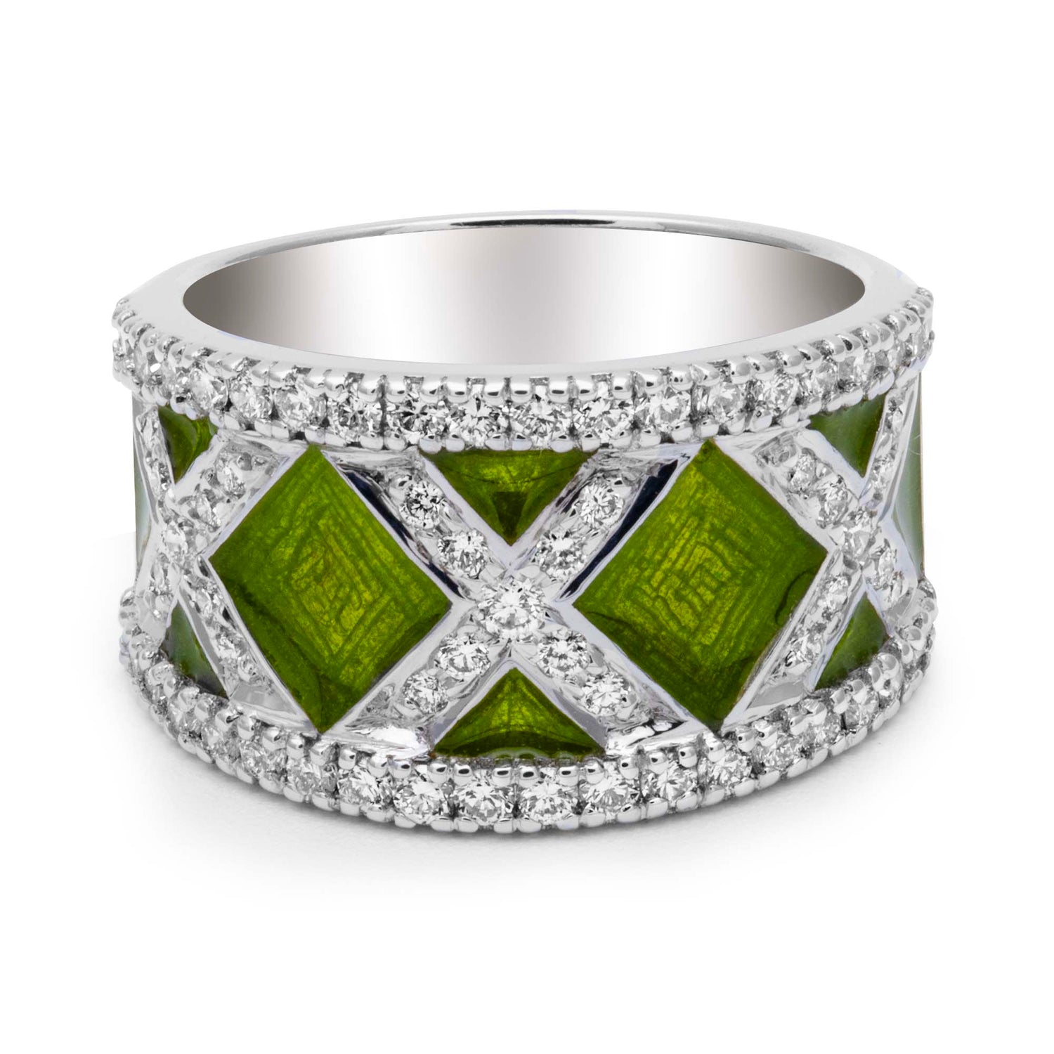 Ring - Diamond (Enamel) | Singhvi Jewels