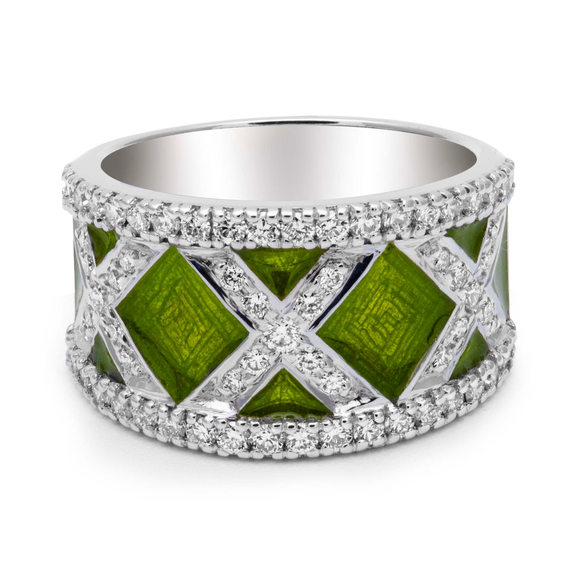 Ring - Diamond (Enamel) | Singhvi Jewels