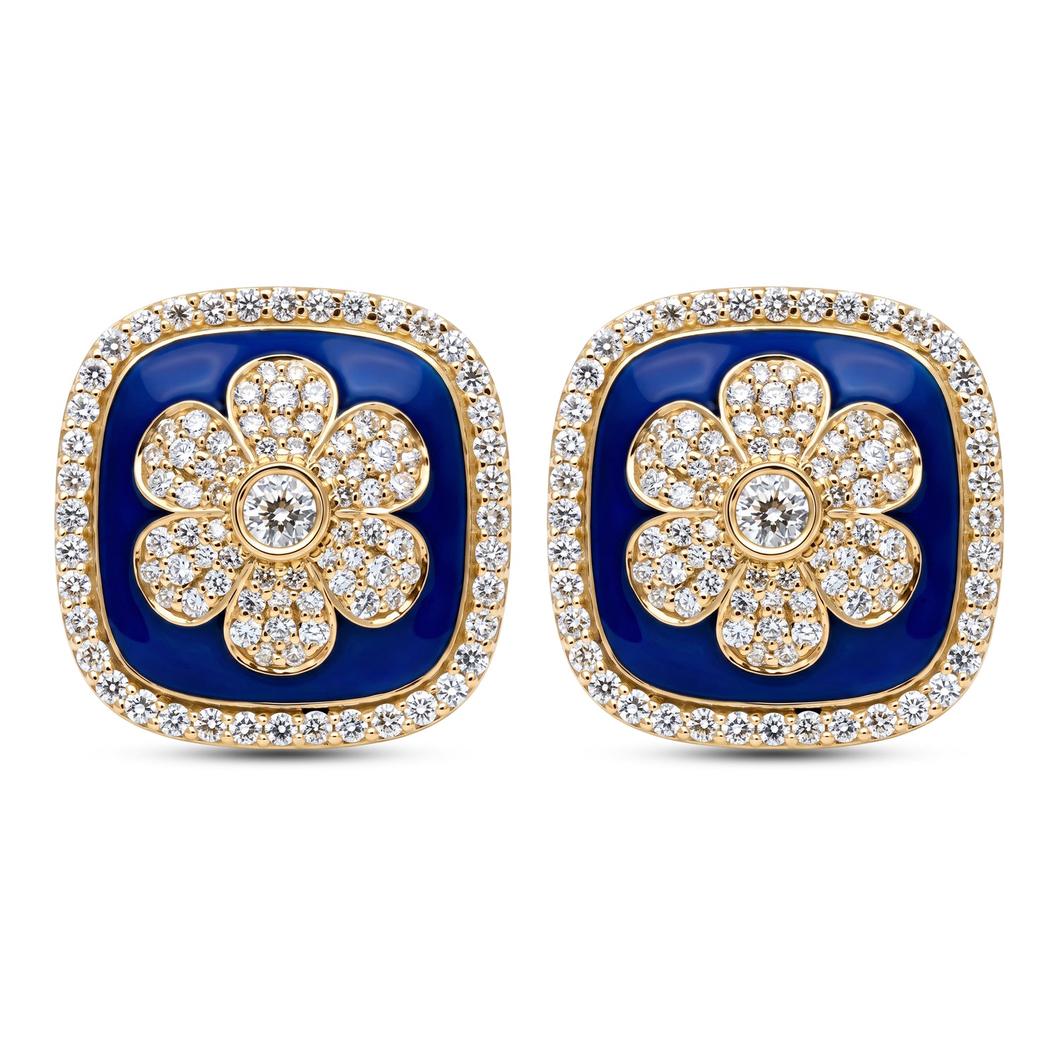 Earrings - Diamond (Enamel) | Singhvi Jewels