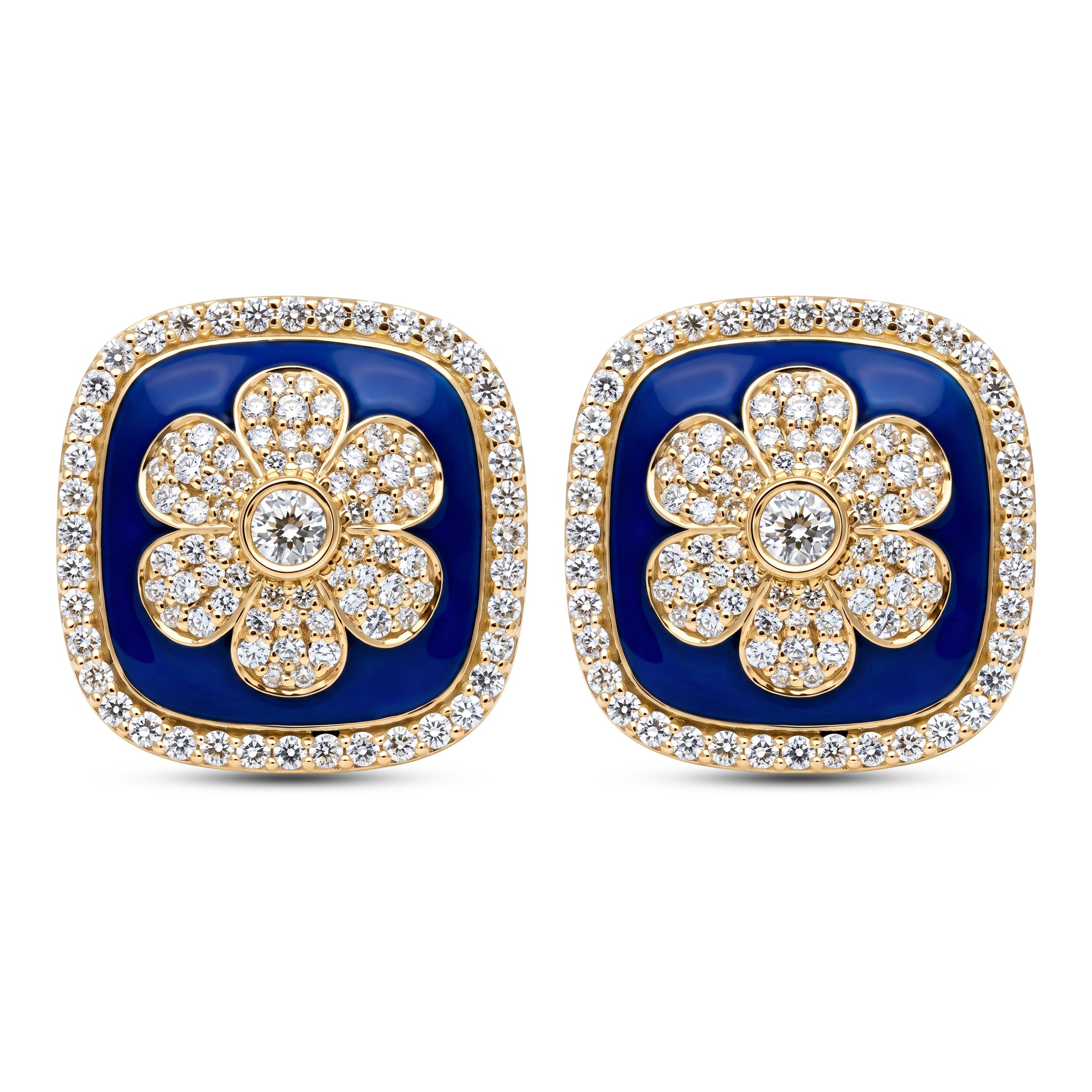Earrings - Diamond (Enamel) | Singhvi Jewels