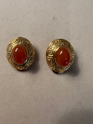 Repair - Earrings - Cornelian