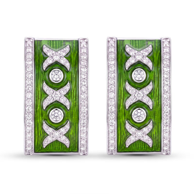 Earrings - Diamond (Enamel)
