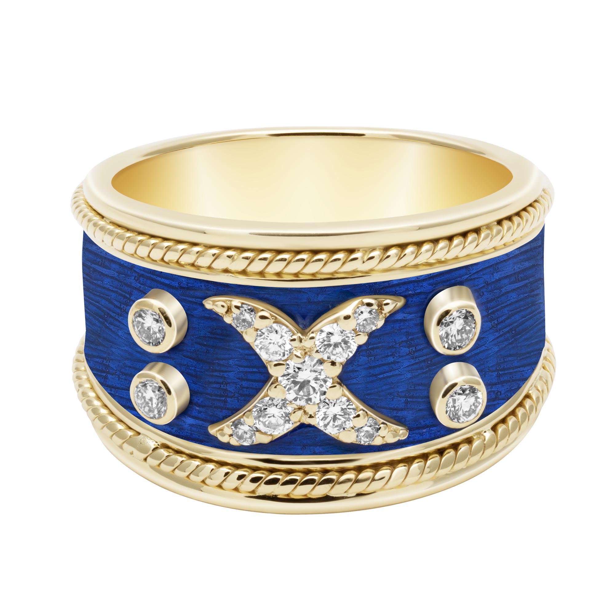 Ring - Diamond (Enamel) (2407F) | Singhvi Jewels