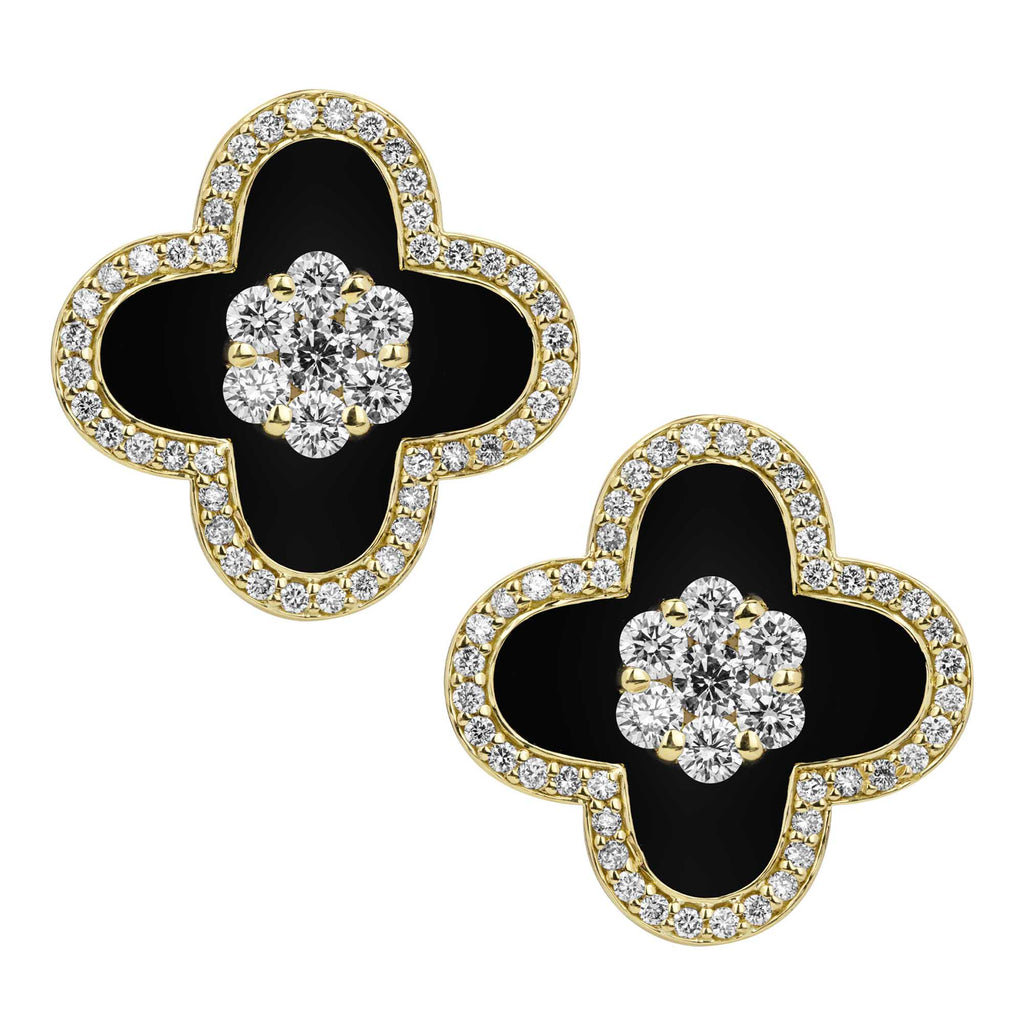 Earrings - Diamond (enamel)