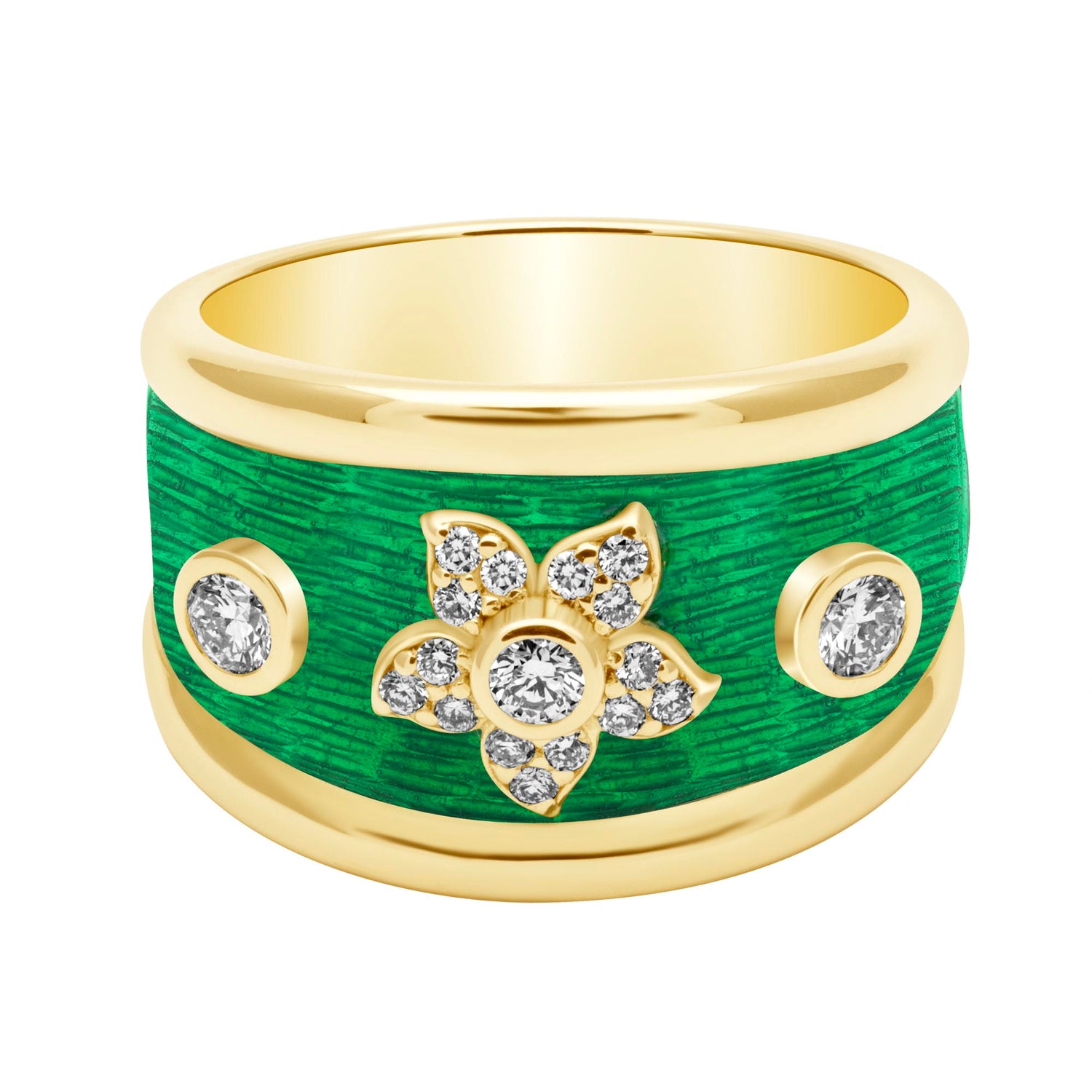 Ring - Diamond (Enamel) (2401D) | Singhvi Jewels