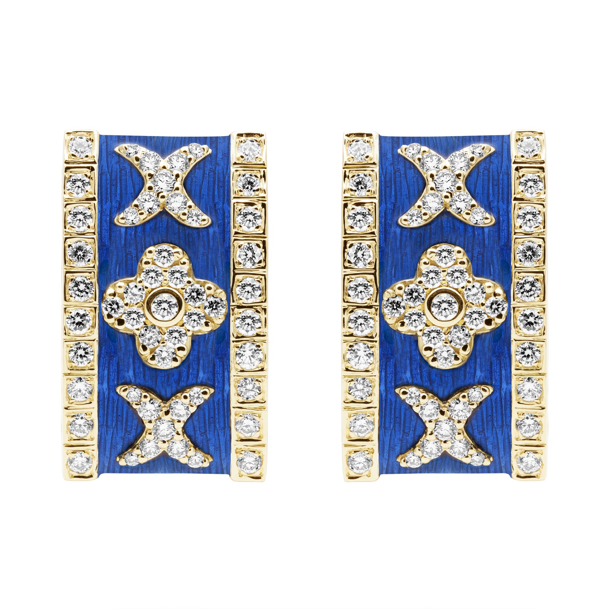 Earrings - Diamond (Enamel) (2407E) | Singhvi Jewels